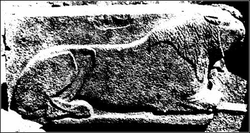 Изображение льва из Гацора