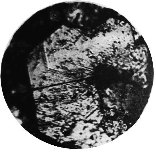 Микрофотография монокристалла естественного графита.