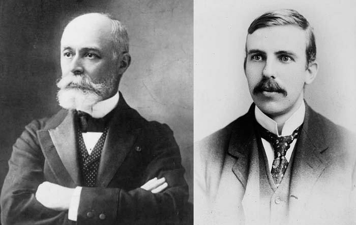 Антуан Анри Беккерель и Эрнест Резерфорд