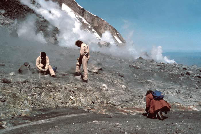 Исследование лавового купола Святой Елены (США)