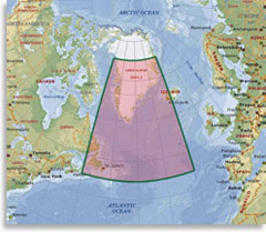 Ориентировочное положение «допотопного» северного полюса