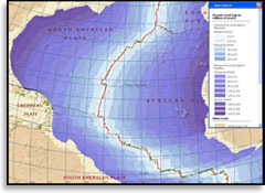 Тектоническая карта севера Атлантики