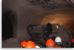 В шахте по добыче соли (г.Соликамск)