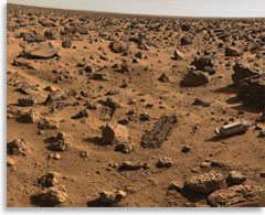 Поверхность Марса (снимок аппарата «Викинг»)