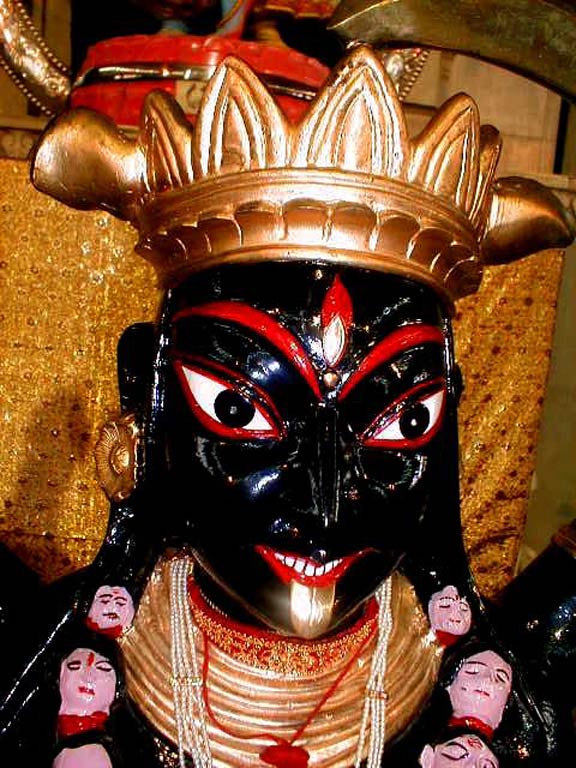 Кали Ма («Чёрная Мать») — индийская богиня смерти, разрушения, страха и ужаса, супруга разрушителя Шивы