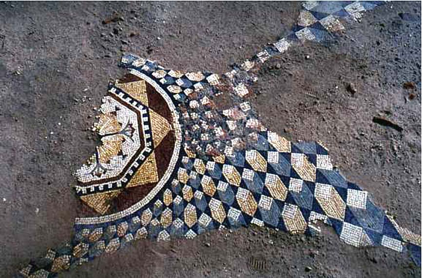 Фрагмент мозаичного пола «Римской» виллы Торре Яудер (Torre Llauder)