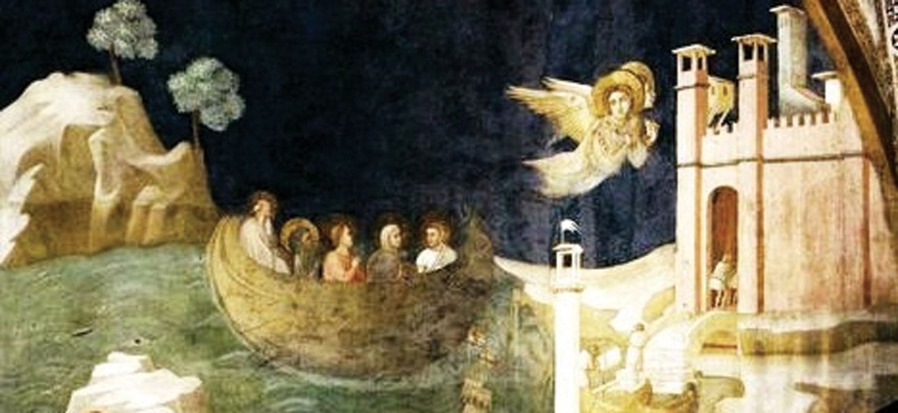 Переселение Пророка Джошуа с семьёй в Прованс. Иллюстрация из книги Светланы Левашовой «Откровение»