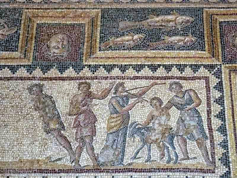 Мозаика на «римской» вилле в Сефорисе