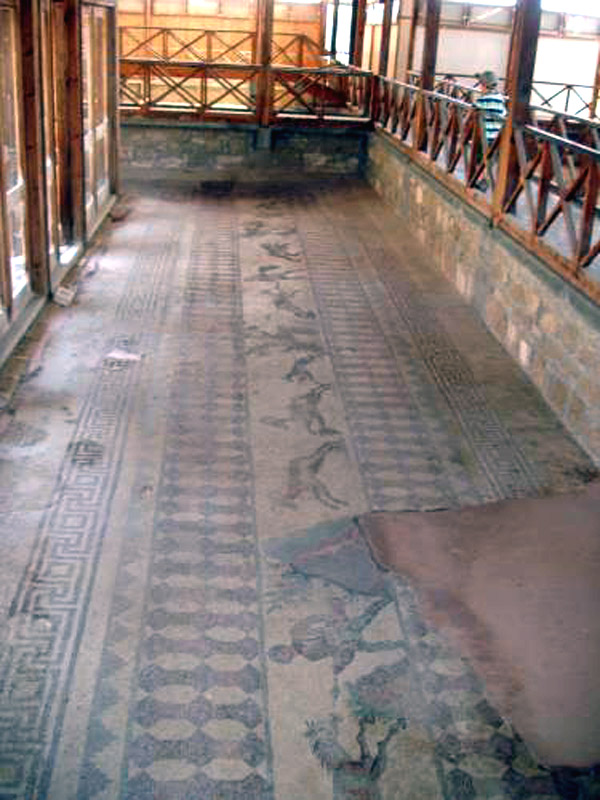 Мозаика со славяно-арийскими символами на о. Кипр в городе Пафос