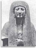 Мерит, жена Майя. 18-ая Династия, около 1345 г. до н.э. Музей в Лейдене, Голландия