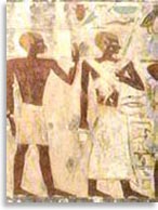 Белокурые спутники, из могилы Джехутихопте (Djehutihotpe), Деир-эль-Берша, Среднее Царство