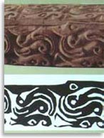 Предметы из могил белого человека в Китае. Деревянная шкатулка