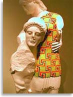 Тесей и Антиопа из храма Аполлона в Эретрии (о. Эвбея) (кон. VI в. до н.э.)