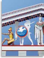 Фронтон храма Афины Афайи в Эгине. 480 г. до н.э.