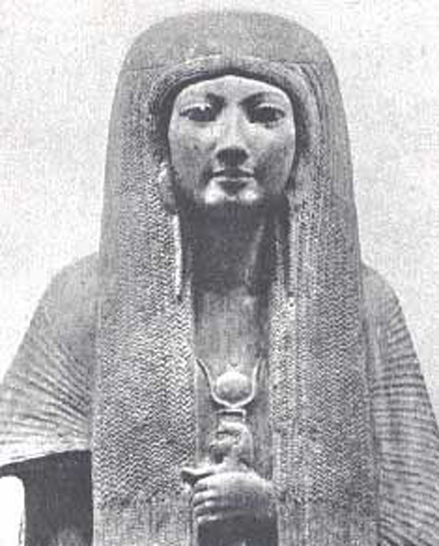 Мерит, жена Майя. 18-ая Династия, около 1345 г. до н.э. Музей в Лейдене, Голландия