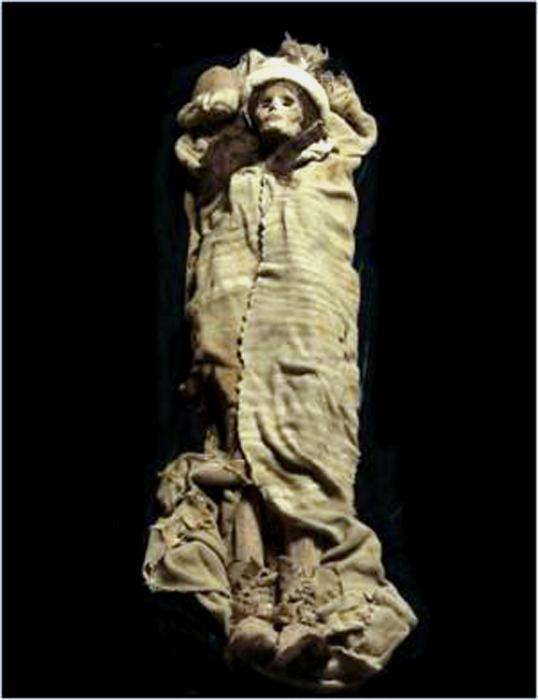 Мумия белого человека в Китае