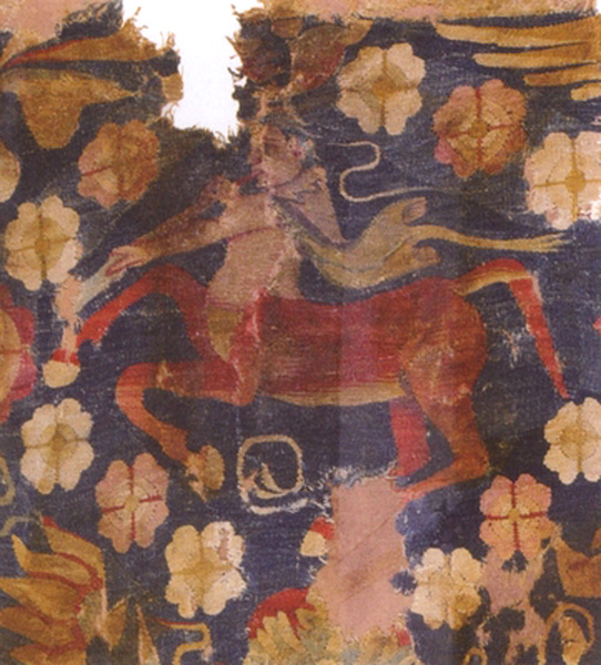 Ткань одежды мумий белого человека в Китае