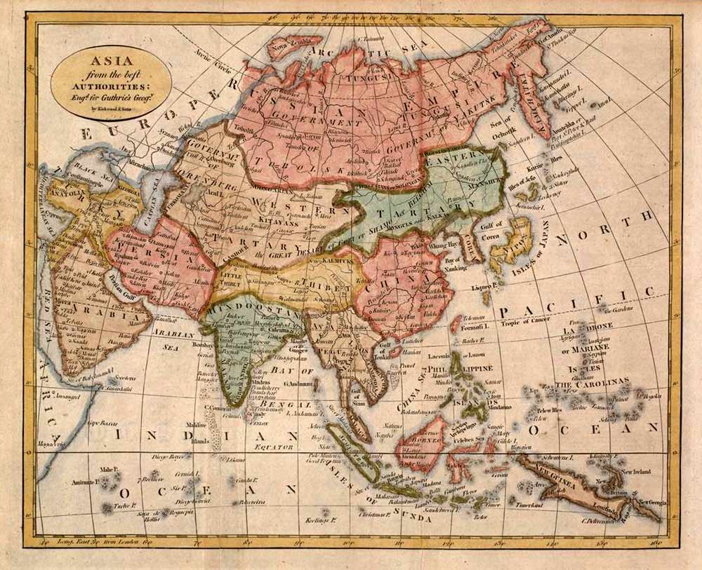 Карта Великой Тартарии 1760 года