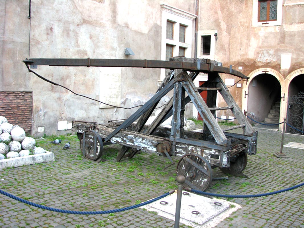 Катапульта (баллиста). Иллюстрация к статье Георгия Костылева «Военно-исторические хохмы»