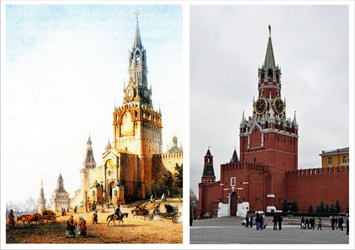 Рис. 2. Спасская башня 1491 года постройки