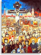 Картина Ильи Глазунова «Вечная Россия»