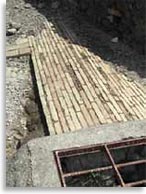 Кирпичный свод водовода в точке Р. 6.