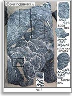 Рис. 7. Пятый камень и моё чтение надписей
