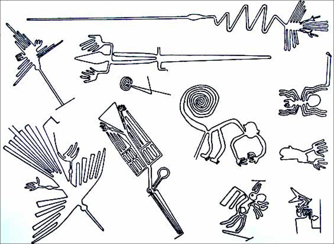 Рисунки в пустыне Наска