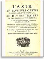 Атлас Азии Николаса Сансона, 1653 г.