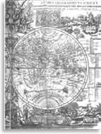 Карта 1707 года В. Киприанова «Изображение Глобуса земного»