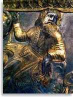 Скифы на чаше-братине. Гайманова могила