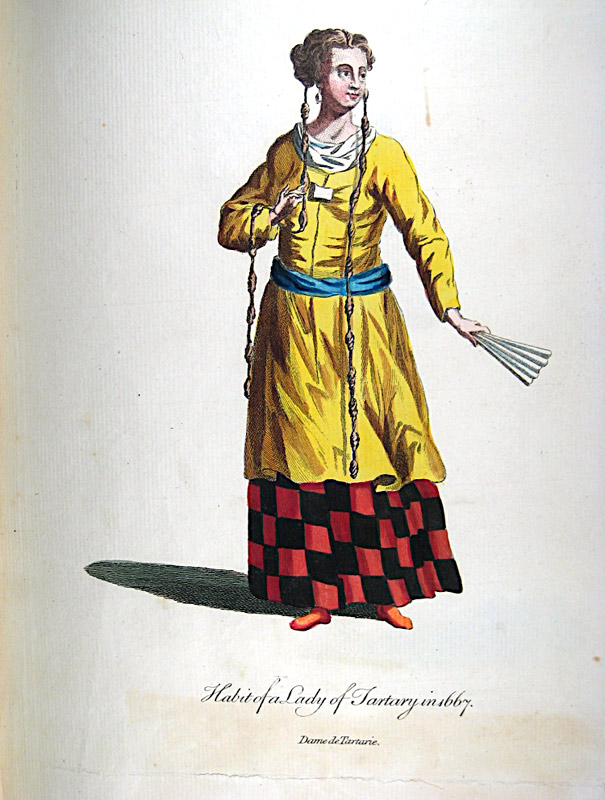 Костюм тартарской женщины 1677 года (Джефри)