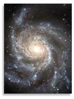 Спиральная Галактика M101 (фото Хаббла)