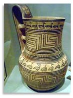Свастика на ручке Кувшина для вина, 800 г. до н.э.