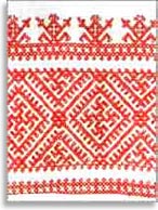 Свастика на Полотенце, середина XIX в. Харовский район