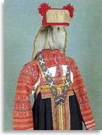 Костюм женский. Конец 19 в. Смоленская губ.
