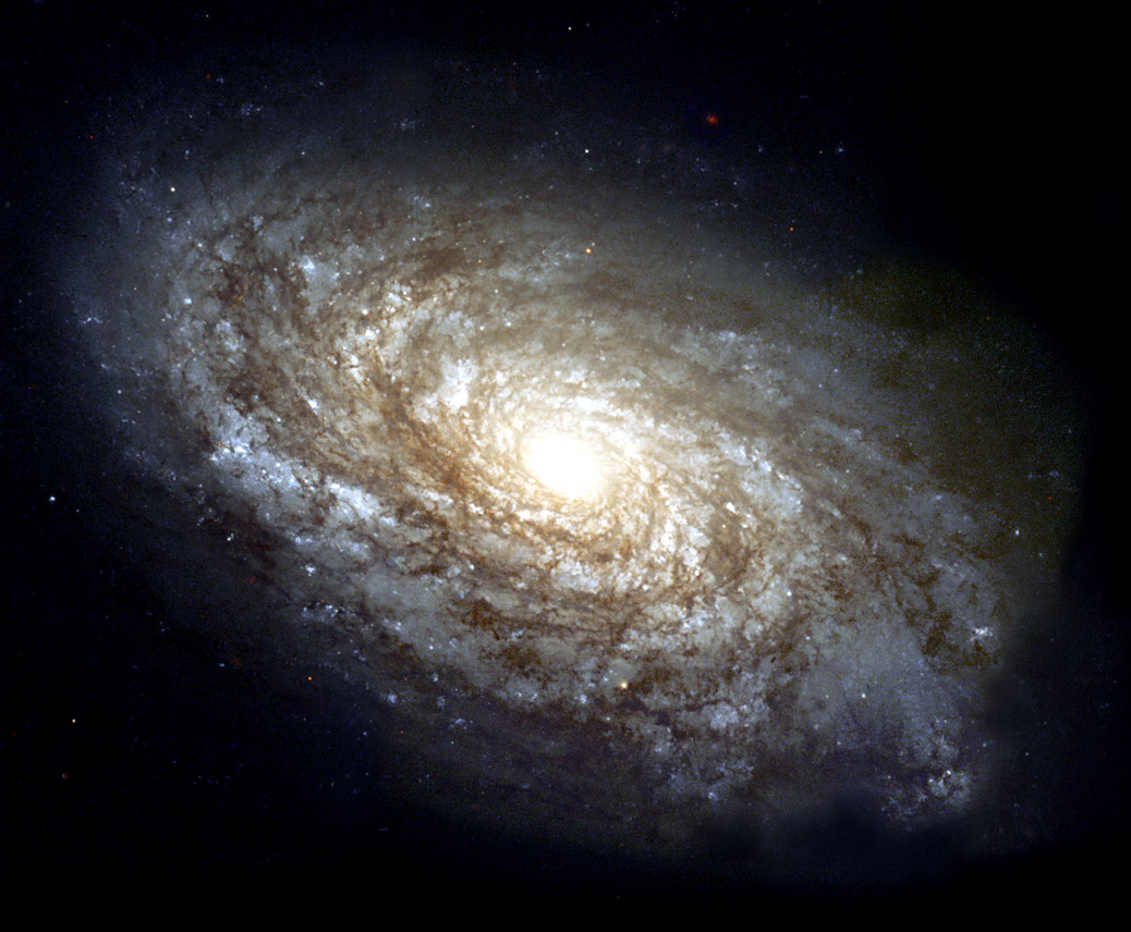 Спиральная Галактика NGC 4414 (фото Хаббла