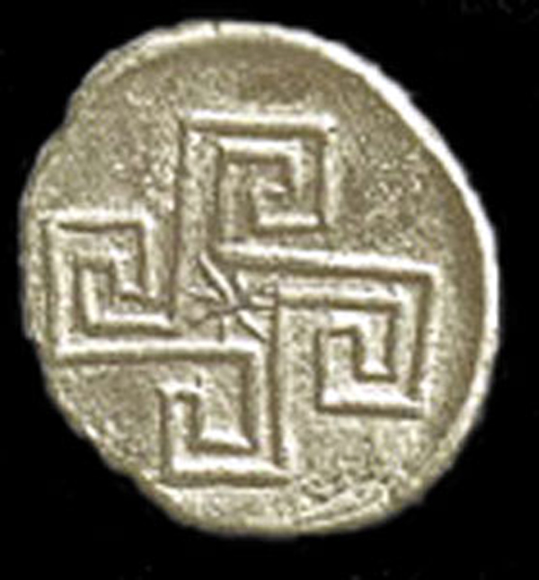 Свастика на Монете, Крит, 1500—1000 до н.э.