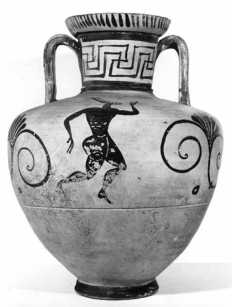 Свастика на Пифосе (амфоре), Аттика, 550-540 г. до н.э.