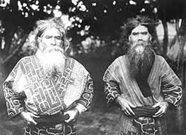 Айны – белое население Японии (1900 год)