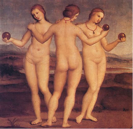 Три Три грации. Рафаэль, 1504 г. Три Три грации. Рафаэль, 1504 г.