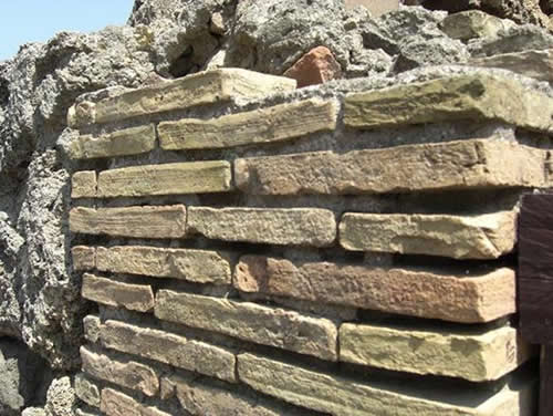 Помпейский кирпич. Помпеи. Помпейский кирпич. Помпеи.