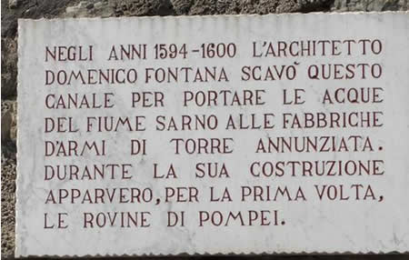 Мемориальная доска. Помпеи Мемориальная доска. Помпеи