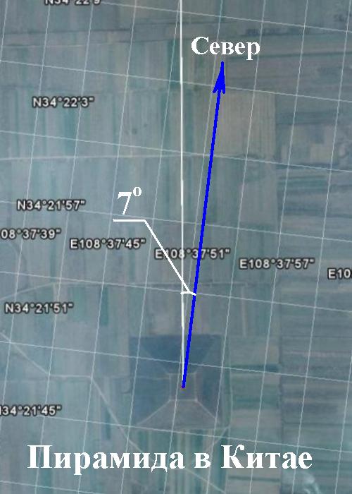 Пирамиды в Китае ориентированы на положение северного полюса до &laquo;Потопа&raquo;