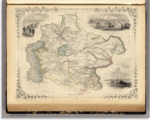 Independent Tartary 1851 World Atlas