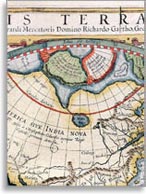 Изображение континента Даария в Атласе Герарда Меркатора, 1595 г.