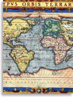 Континент Даария на картах Абрахама Ортелиуса