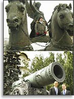 Триумфальная Арка и Царь Пушка